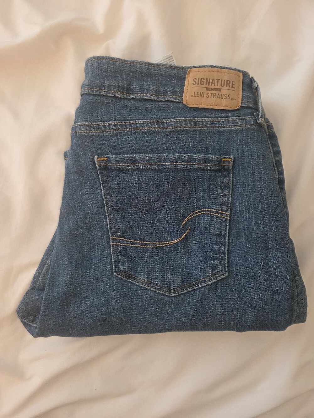 Levi Strauss Signature Gold Mid Rise Bootcut Jeans Women’s 12M W31 L32 Stretch